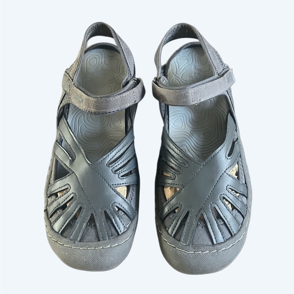 J Sport by Jambu Grey Closed Toe Trail Sandals Size 8.5